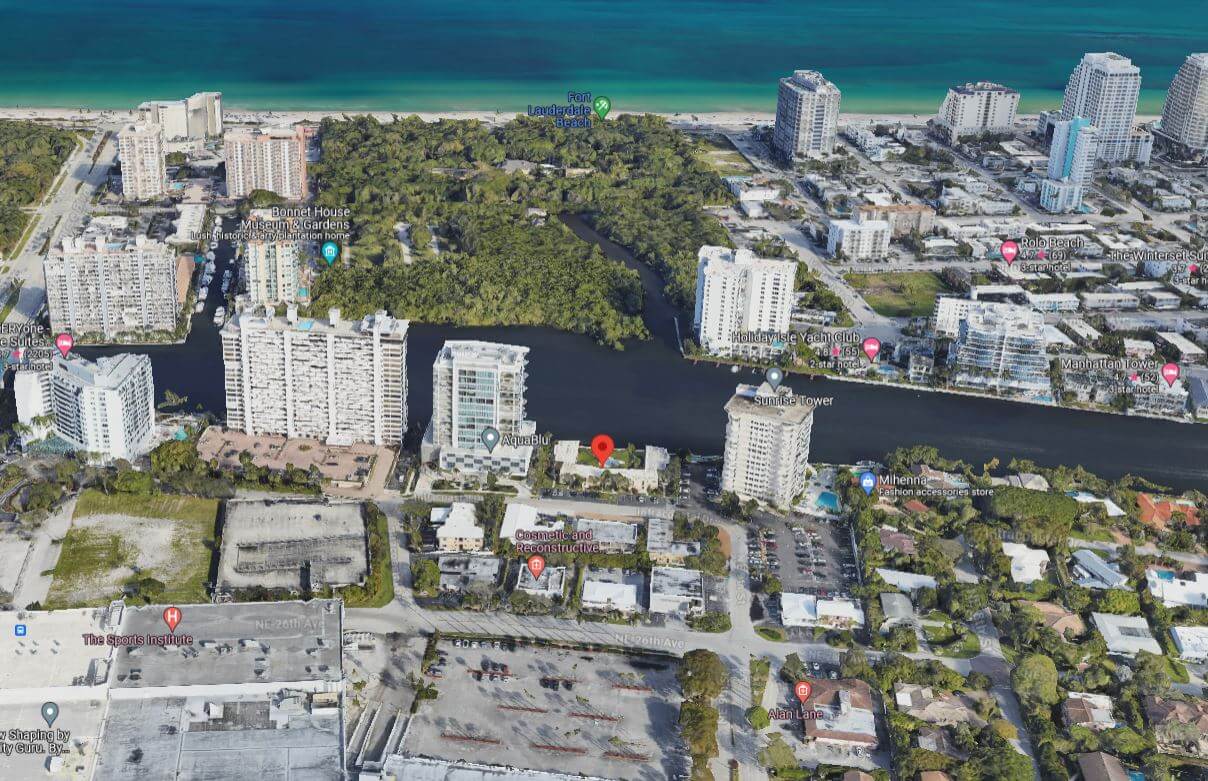 Sage Intracoastal Residences in Fort Lauderdale sage intracoastal residences location map